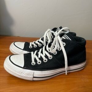 Converse Chuck Taylor All‎ Star Madison High Top Canvas Sneaker Black White W6